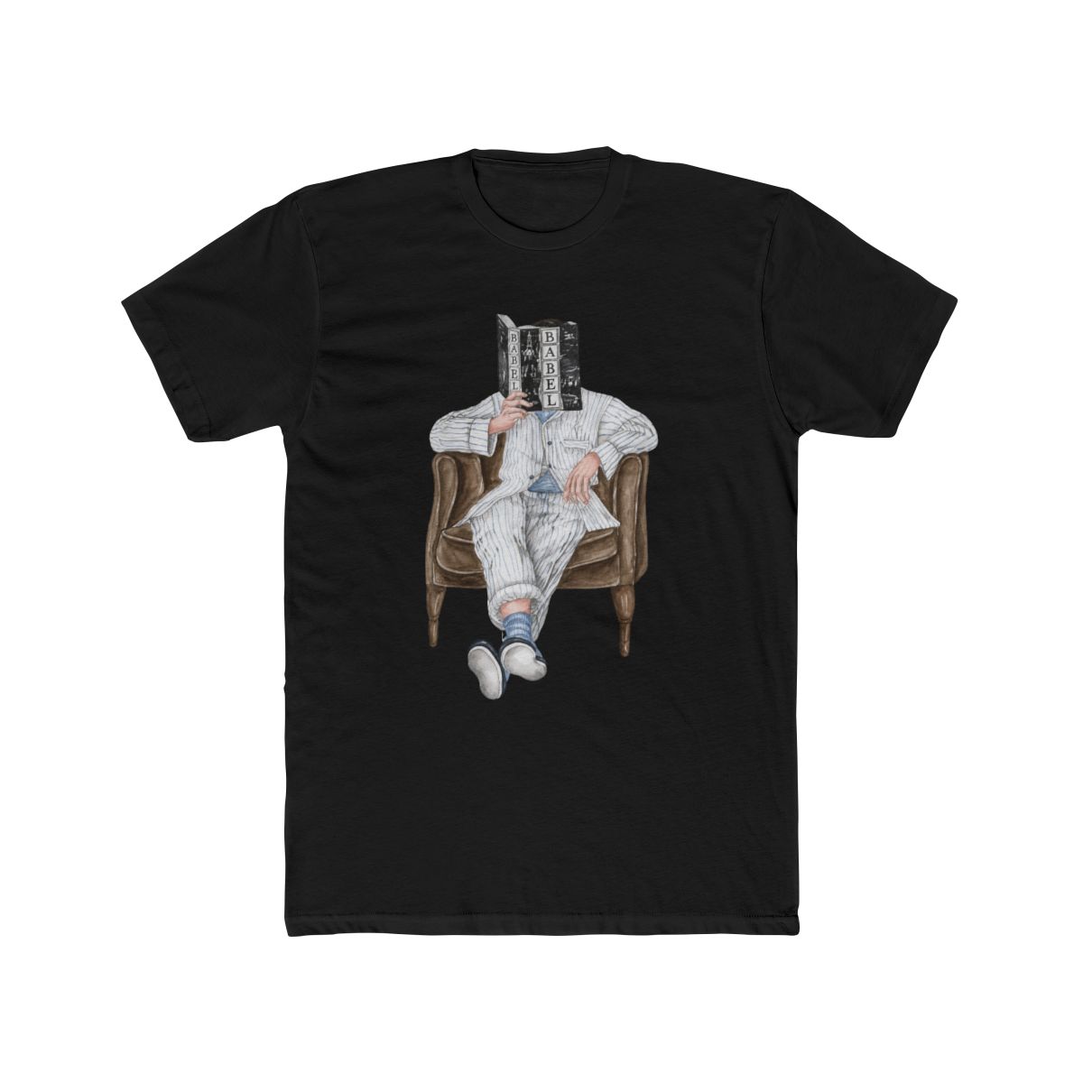 Babel by R.F. Kuang book heavyweight T Shirt | Hair & skin options | R. F. Kuang - alternate angle 3, merchandise